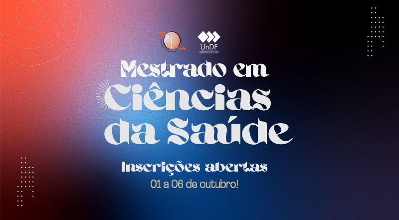 Capa da notícia: Inscrições abertas para o mestrado em ciências da saúde